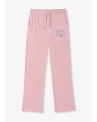 Juicy Couture - S Del Ray Heart Diamonte Track Pant - Lyst