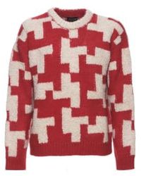 Roberto Collina - Sweater For Men Rp46001 38 Ecru - Lyst