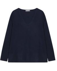 Cashmere Fashion - Esisto Sommer Kaschmir Sweater V-neck Long-sleeves L / - Lyst