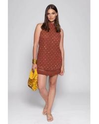Sundress - Chloe Crochet Sequins Dress Size Large - Lyst