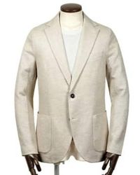 Circolo 1901 - Linen And Cotton Blend 2 Button Jacket - Lyst
