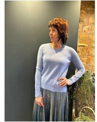 Not Shy - Azure Powder Marcia Cashmere Jumper Size Small - Lyst