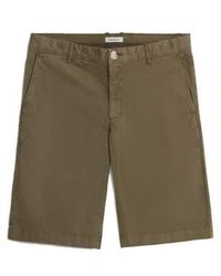 Woolrich - Classic Cotton Shorts Army Olive - Lyst