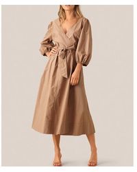 second female lily wrap dress