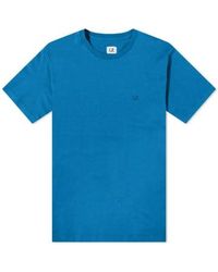 C.P. Company - C.p. firma 30/1 jersey small logo t-shirt lyons - Lyst