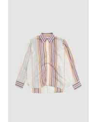Universal Works - Square Pocket Shirt Ecru Mala Stripe M - Lyst