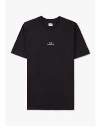 C.P. Company - Herren 30/1 jersey grafisches t-shirt in schwarz - Lyst