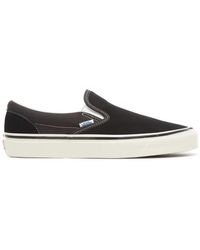 Vans Rubber Mega Checker Slip-on Shoes in Black/White (White) for Men | Lyst