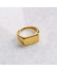 Golden Ivy - Cailin Stainless Steel Ring Stainless Steel - Lyst