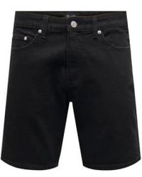Only & Sons - Denim Shorts / Small - Lyst