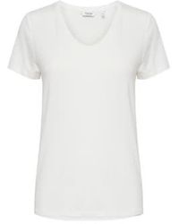 B.Young - T-shirt à cou cou par byrexima v blanc optique - Lyst