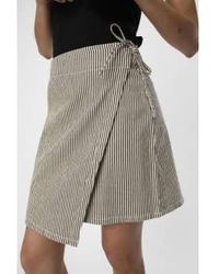 Object - Sola Twill Wrap Mini Skirt - Lyst