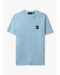 Belstaff - Herren kurzarm t-shirt in skyline blau - Lyst
