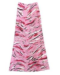 Hayley Menzies - Hayley Zies Tiger Splash Pink A-line Maxi Skirt - Lyst