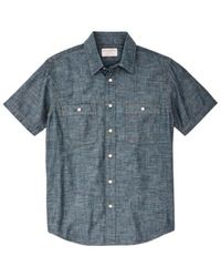 Filson - Short Sleeve Chambray Shirt Large - Lyst