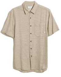 Farah - Denzie Jacquard Short-sleeved Shirt - Lyst