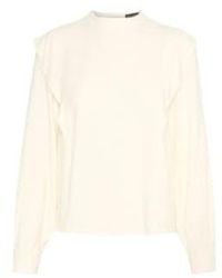 Soaked In Luxury - Catina Blouse Ls In Whisper - Lyst