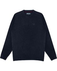 barbour blue jumper