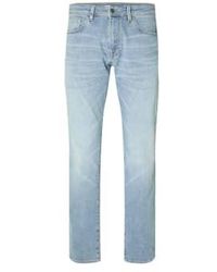 SELECTED - Straight Scott 6403 lb suave 196 jeans - Lyst