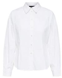 SELECTED - Chemise blanche roonie - Lyst