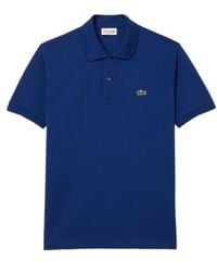 Lacoste - Polo classic fit hombre azul sombra - Lyst