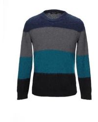 Roberto Collina - Block Sweater Alpaca Wool - Lyst