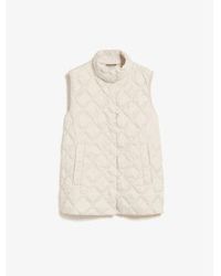 Weekend by Maxmara - Balco Quilted Gilet Col: Ivory 10 - Lyst