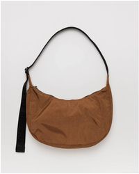 BAGGU - Medium Nylon Crescent Bag Brown - Lyst
