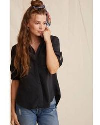 Bella Dahl - Camisa botón dividido vintage negro - Lyst
