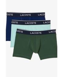 Lacoste - Mens Pack Of 3 Casual Trunks 1 - Lyst