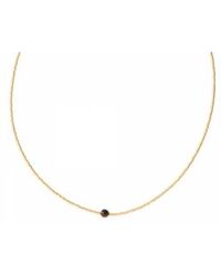A Beautiful Story - Necklace Flora Tiger Eye Sustainable & Fairtrade Choice - Lyst