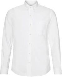 COLORFUL STANDARD - Organic Cotton Oxford Shirt Optical / M - Lyst