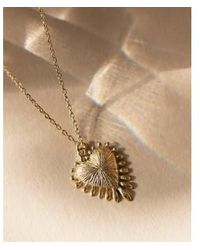 Zoe & Morgan - Heart Rays Necklace One Size - Lyst