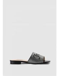 Juicy Couture - Damen dahlia diamonte raffinierte sandale in schwarz - Lyst