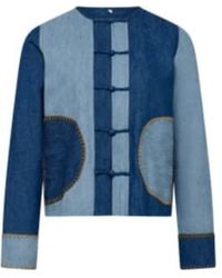 Komodo - Patchwork azul nelly jacket - Lyst