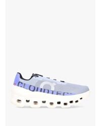 On Shoes - Womens Cloudmonster -Trainer in Mist Blueberry - Lyst