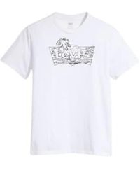 Levi's - T-shirt l' 22491 1476 blanc - Lyst