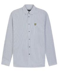 Lyle & Scott - Lw2002v Stripe Oxford Shirt - Lyst