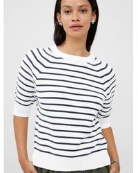 French Connection - Lily Mozart Stripe Short Or Summer Utility - Lyst