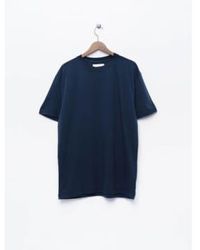 La Paz - T-shirt dantas à logo brodé bleu marine foncé/écru - Lyst