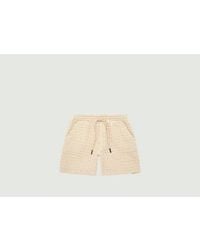 Oas - Cotton Embossed Shorts Porto S - Lyst