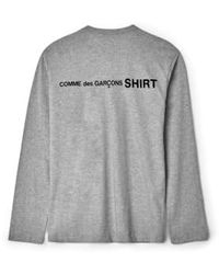 Comme des Garçons - Knitted L/s T-shirt W28115 Cotton - Lyst