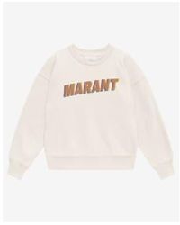 Isabel Marant - Ecru And Cotton Etoile Mobyli Marant Sweatshirt - Lyst