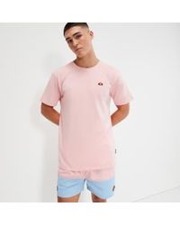 Ellesse - T-shirt cassica en rose clair - Lyst