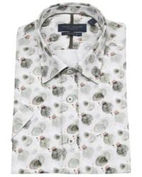 Guide London - Pebble Watercolour Short Sleeve Shirt - Lyst