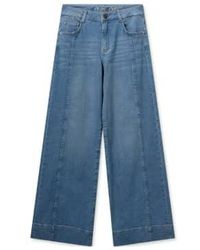 Mos Mosh - Reem pincourt jeans hellblau, lang - Lyst
