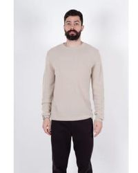 Daniele Fiesoli - Taupe Boiled Round Neck Sweater - Lyst