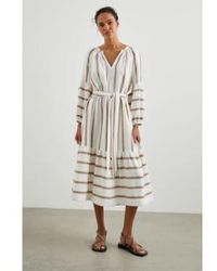 Rails - Coconut Stripe Vittoria Dress Xs / - Lyst