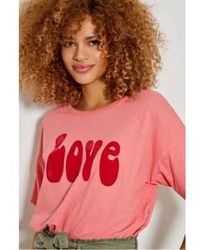 Five Jeans - Peach And Cherry Love T Shirt - Lyst