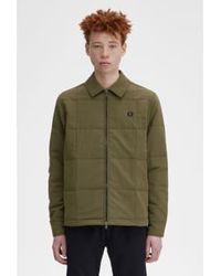 Fred Perry - Quilted Overshirt X Large - Lyst